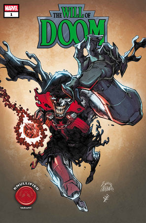 The Will of Doom One World Under Doom 1E Ryan Stegman Knullified Variant