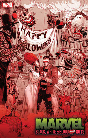 Marvel: Black, White & Blood and Guts "The Trail" / "Traffic" / "The Price of Iron" 1D Joshua Cassara Variant