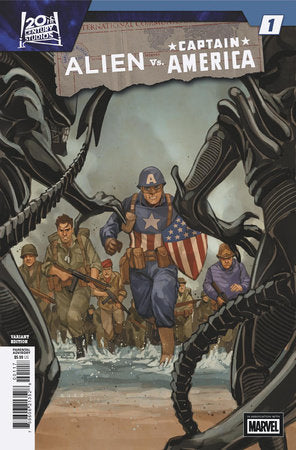 Alien vs. Captain America Operation: Red King, Part One 1E Phil Noto Incentive Variant (1:50)