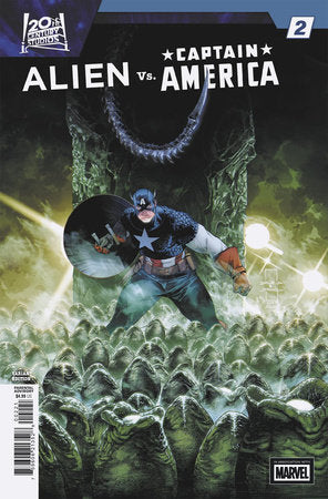Alien vs. Captain America Operation: Red King 2B Delio Diaz Variant