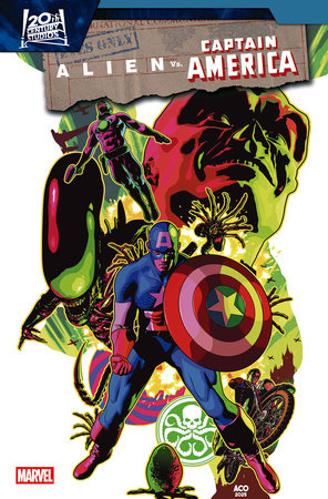 Alien vs. Captain America Operation: Red King, Part Three 3B ACO Variant