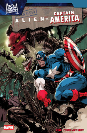 Alien vs. Captain America Operation: Red King, Part Four 4C Kaare Andrews Variant