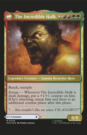 Infernal Hulk #8C – Tommy Arnold Magic: The Gathering Variant