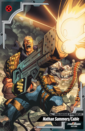 Inglorious X-Force A Force to Be Expected 1E Geoff Shaw X-Men Trading Card Variant