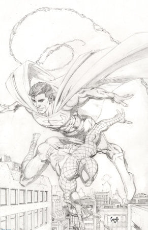 Marvel / DC: Spider-Man / Superman 1V Greg Capullo Incentive Sketch Variant (1:200)