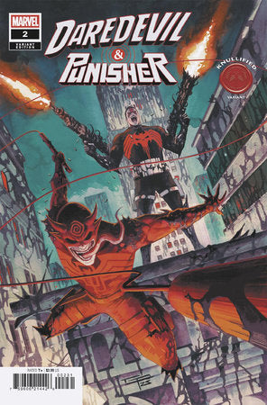 Daredevil / Punisher: The Devil's Trigger The Broken Machine 2C German Peralta Knullified Variant