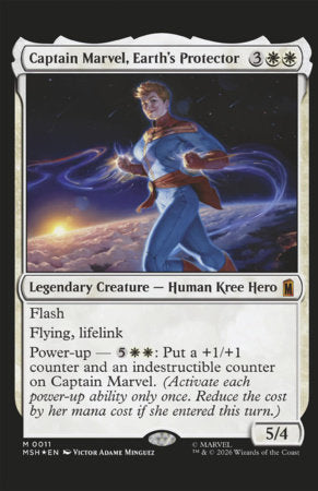 Captain Marvel: Dark Past #3C – Tbd Artist Magic: The Gathering Variant