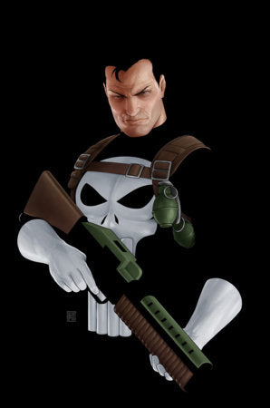 The Punisher, Vol. 15, War Wounds, 1F, John Tyler Christopher Negative Space Variant