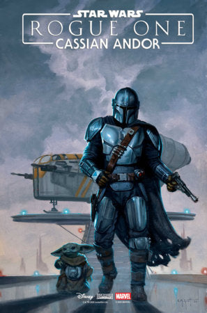 Star Wars: Rogue One - Cassian Andor #1B – E.M. Gist Mandalorian & Grogu Variant