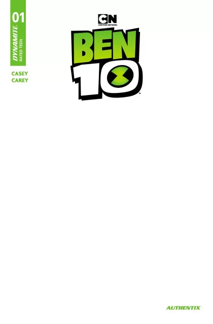 Ben 10, Vol. 2 (Dynamite Entertainment) #1AI – 2nd Printing Blank