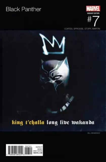 Black Panther, Vol. 6 A Nation Under Our Feet, Part 7 7D Bill Sienkiewicz Marvel Hip-Hop Variant