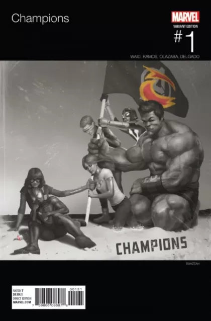 Champions, Vol. 2 (Marvel) 1C Rahzzah Marvel Hip-Hop Variant