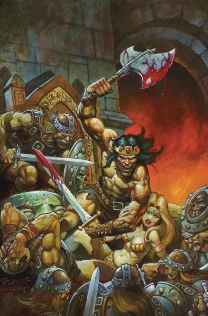 Conan the Barbarian (Titan Comics) The Age Unconquered, Part III: Call From The Depths 11D Alex Horley Virgin Variant