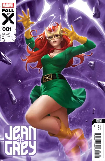 Jean Grey, Vol. 2 Mind Maze 1L 2nd Printing Derrick Chew Incentive Variant (1:25)