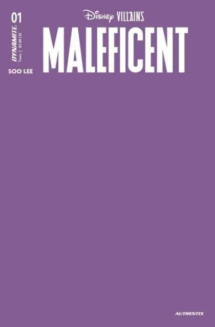 Disney Villains: Maleficent, Vol. 1 1X Purple Blank Authentix Variant
