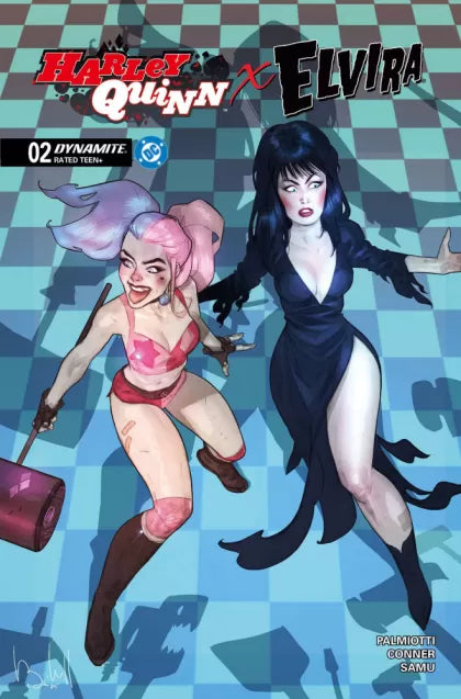 Harley Quinn X Elvira "Anything But Fun" 2D Ben Caldwell Variant