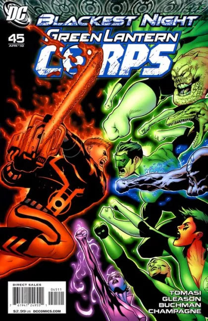 Green Lantern Corps, Vol. 1 Blackest Night - Red Dawn 45A Patrick Gleason Regular