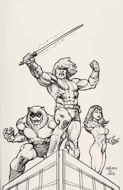 Thundarr the Barbarian #1O – Joseph Michael Incentive B&W Virgin Variant (1:25)