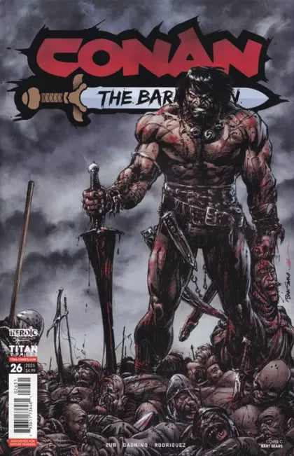 Conan the Barbarian (Titan Comics) The Conquering Crown, The Conquering Crown 26C Bart Sears Variant