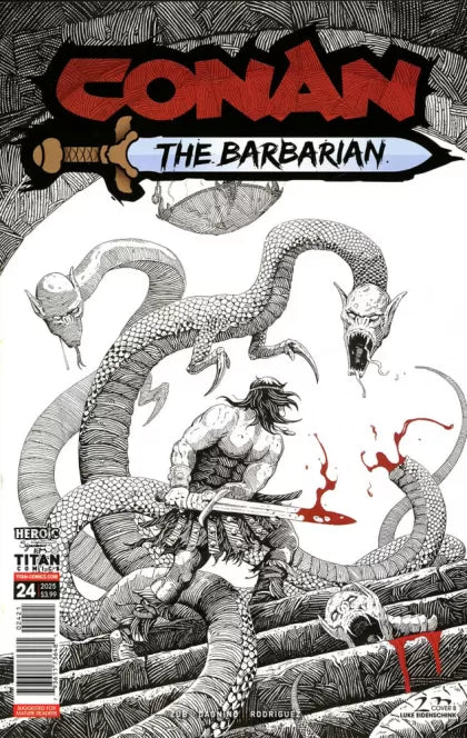 Conan the Barbarian (Titan Comics) A Nest Of Serpents, Part IV: The Nest 24B Luke Eidenschink Variant