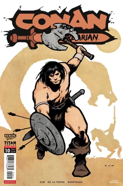 Conan the Barbarian (Titan Comics) The Age Unconquered, Part II: Far Shores & Fearless Men 10D David Aja Variant