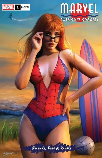 Marvel Swimsuit Special: Friends, Foes & Rivals #1J – Shannon Maer Exclusive Variant (Ltd. 3000)