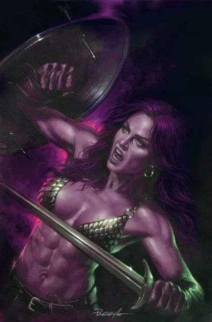 Red Sonja: She-Devil with a Sword #5L – Lucio Parrillo Ultraviolet Incentive Virgin Variant (1:7)