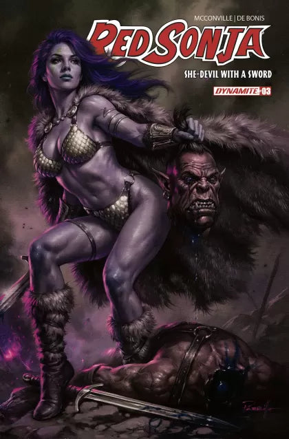 Red Sonja: She-Devil with a Sword #3L – Lucio Parrillo Ultraviolet Variant