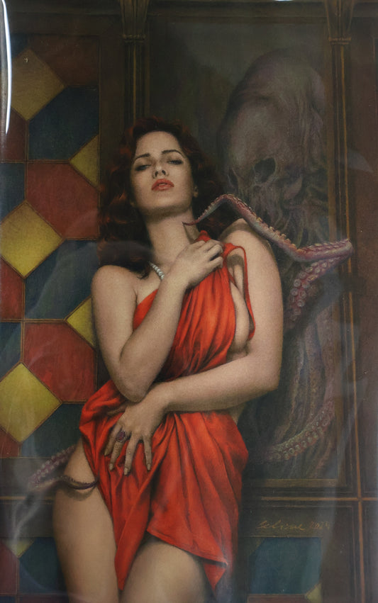 Minky Woodcock: A Girl Called Cthulhu #1 Celina Virgin Variant HP Lovecraft