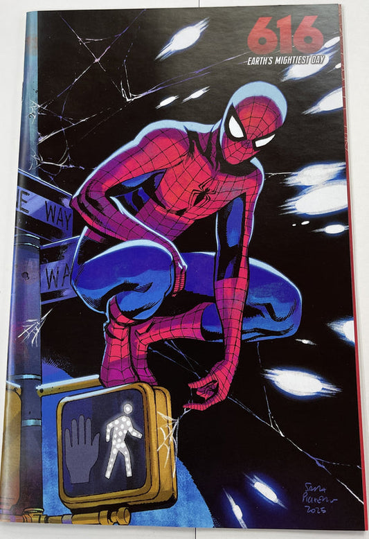 Marvel 616 Earth's Mightiest Day Spiderman #2 Virgin Retailer Incentive