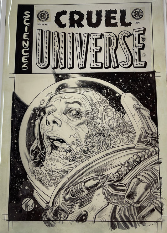 EC Cruel Universe #1 Cover F 1:20 Tom Fowler Black & White