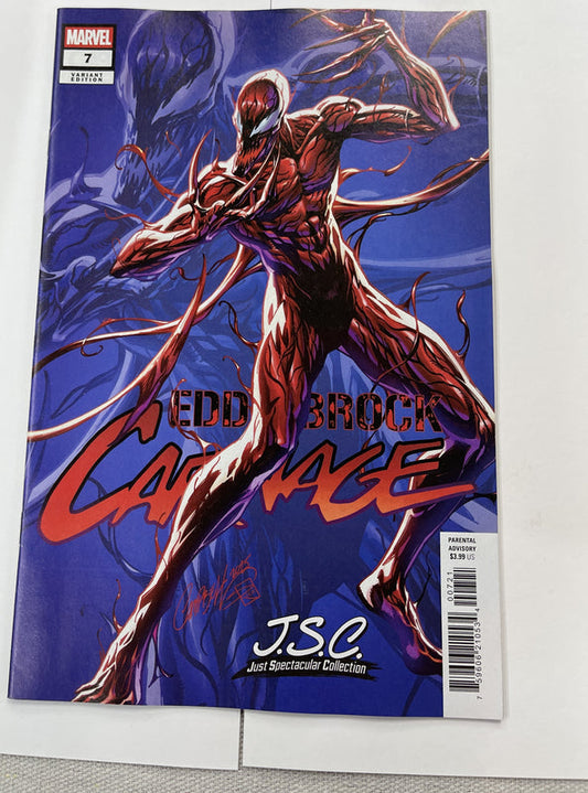 Eddie Brock Carnage #7 J.S.C. Just Specutacular Variant