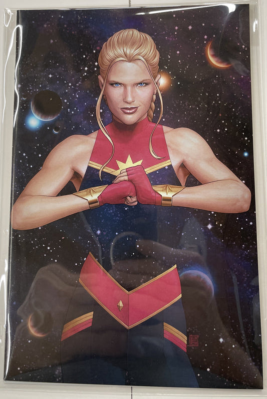 Captain Marvel #1 second Print JTC Negative Spaces Virgin Variant
