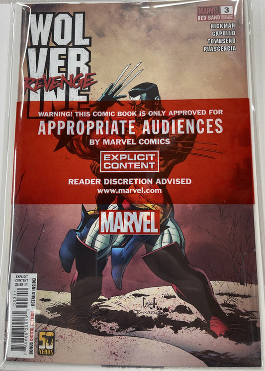 Wolverine Revenge #3 Red Band Greg Capullo Variant