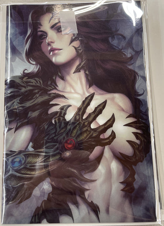 Witchblade#12 Top Cow Exclusive Artgerm SDCC Spot Foil Virgin Variant Damaged