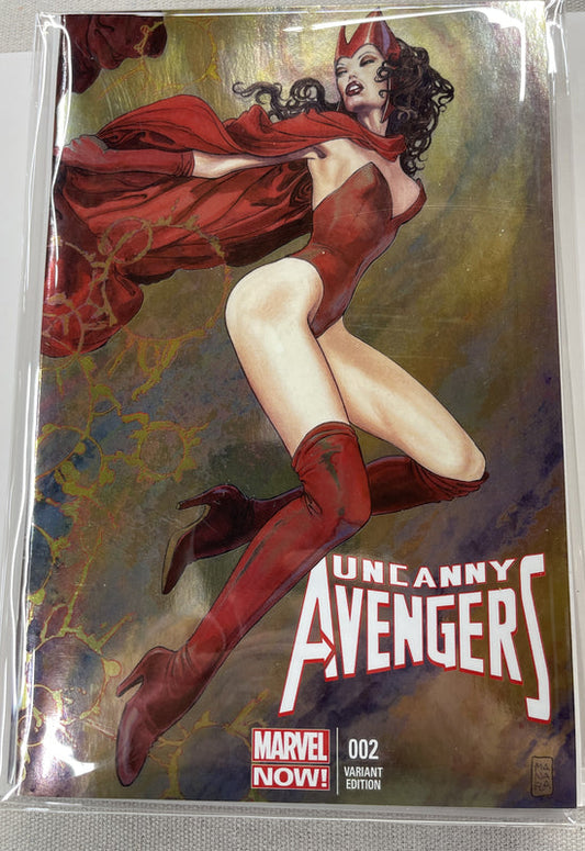 Uncanny Avengers #2 Mexico foil- El Quinto Mundo Exclusive Spanish Variant