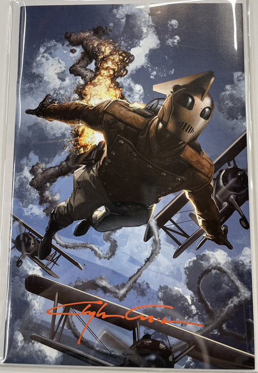 Rocketeer #1 Signed Clayton Crain Exclusive Virgin Variant ltd 250 w/COA