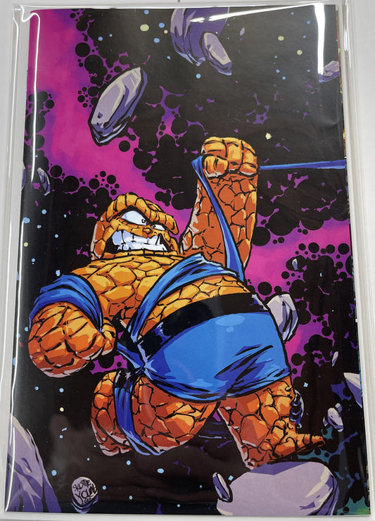 Fantastic Four #1 1:25 Skottie Young connecting Virgin Variant
