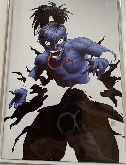 Kid Venom #1 John Tyler Christopher Negative spaces exclusive virgin variant
