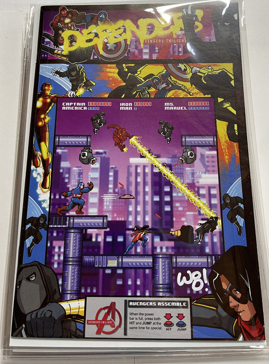 Avengers: Twilight #1 Matthew Waite exclusive 8-bit gaming variant