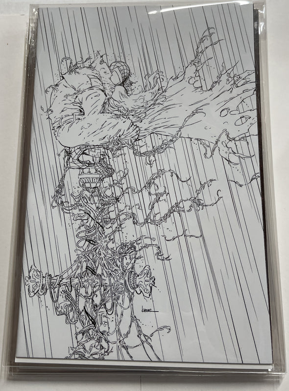 Spider-manRrign #1 SDCC 2024 PX Exclusive b/w virgin variant