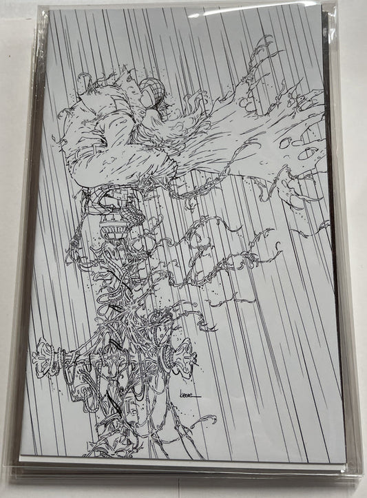 Spider-manRrign #1 SDCC 2024 PX Exclusive b/w virgin variant