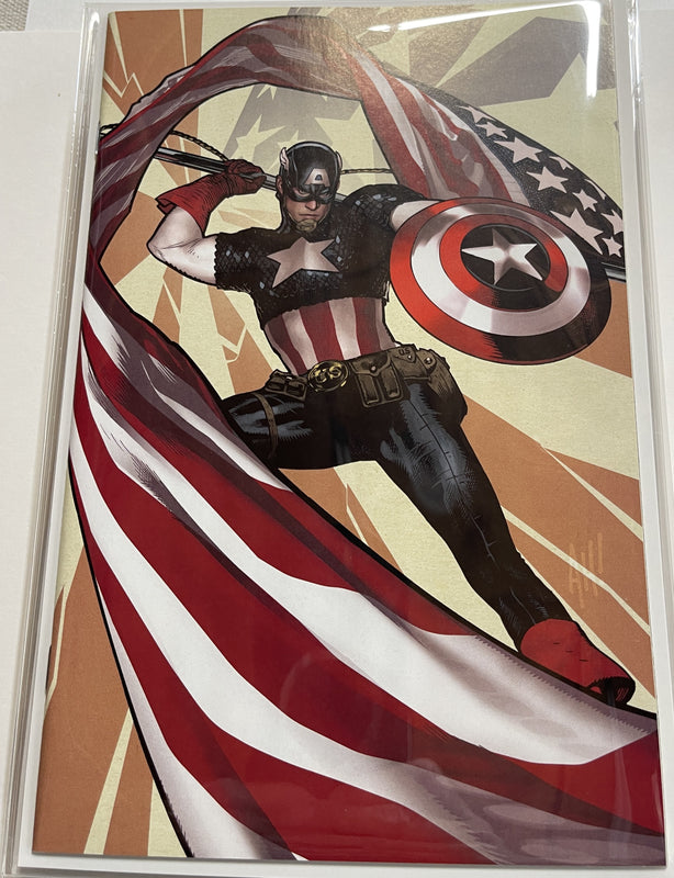 Captain America #1 1:500 exclusive virgin variant