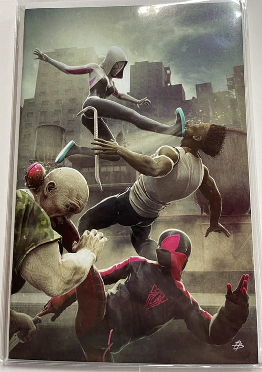 Miles Morales Spider-man Rose Besch exclusive virgin variant