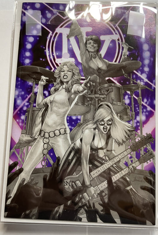 X-Terminators #1 Big Time Collectibles Jay Anacleto exclusive B & W virgin variant