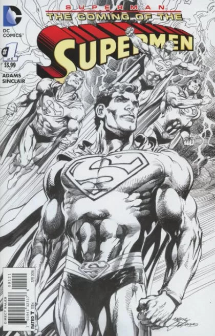 Superman: The Coming Of The Supermen #1B – Incentive Neal Adams Sketch Cover