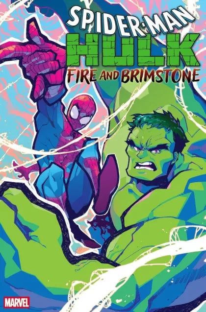 Spider-Man / Hulk: Fire and Brimstone #1F – Rose Besch Variant