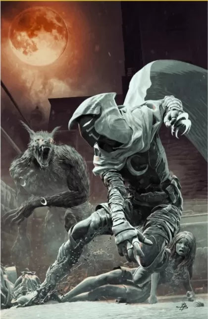 Moon Knight: Black, White & Blood #1U – Frankie’s Comics Virgin Variant