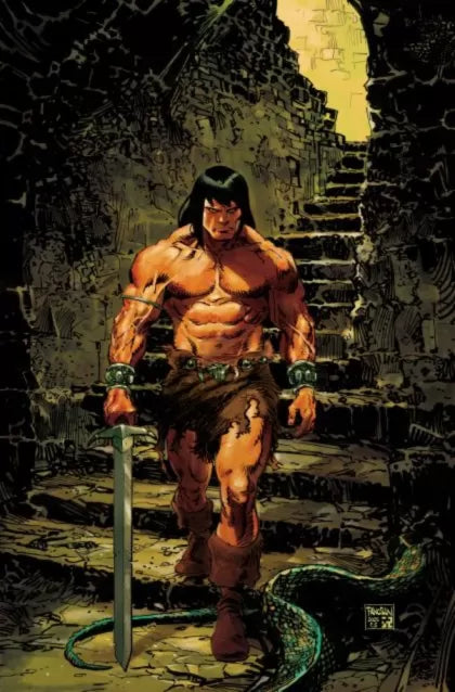 Conan the Barbarian (Titan Comics) A Nest Of Serpents, Part IV: The Nest 24D Dan Panosian Foil Virgin Variant