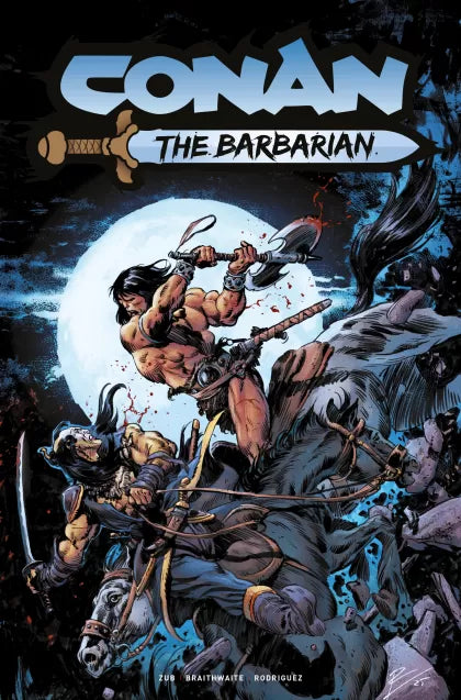Conan the Barbarian (Titan Comics) Ghosts & Echoes, The Sharpened Tooth 29F Roberto De La Torre Foil Variant